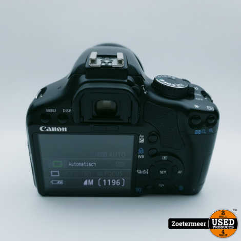Canon EOS 450D Camera + 18-125mm Lens en Adapter