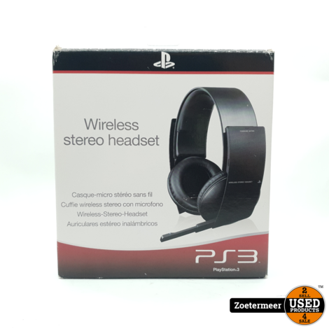 Playstation 3 Wireless Stereo Headset Playstation 3 + Dongel en Doos