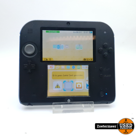 Nintendo 2DS Blauw/Zwart + Lader