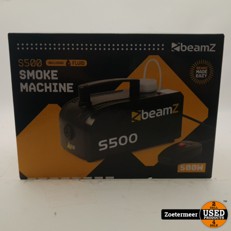 BeamZ S500P Rookmachine + vloeistof