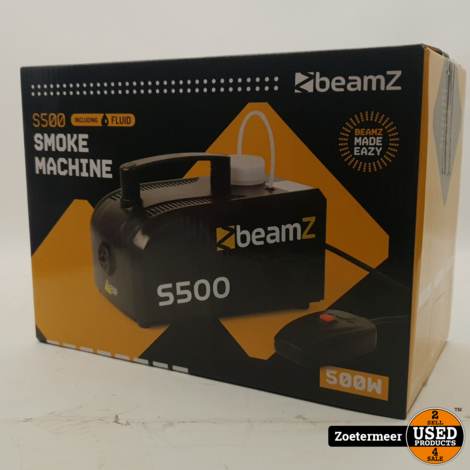 BeamZ S500P Rookmachine + vloeistof