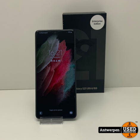 Samsung S21 Ultra 128GB Zwart | Nette staat | Met garantie