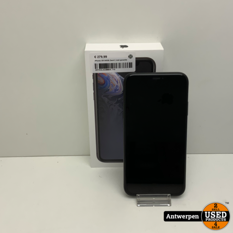 iPhone XR 64GB Zwart | met garantie