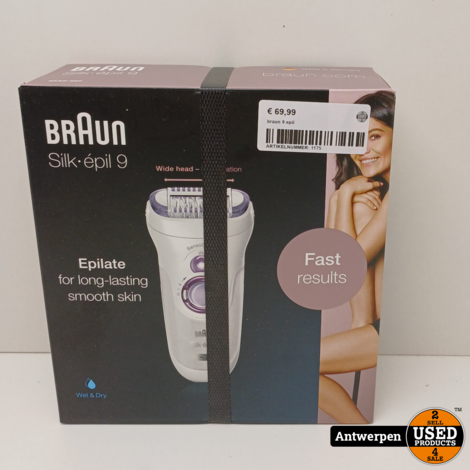 Braun Silk 9 epilator | Nieuw | Met garantie