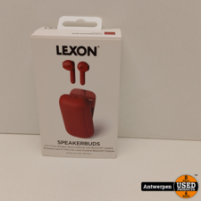 Lexon speakerbuds 2-in-1 earbuds + speaker rood | Nieuw | Met garantie
