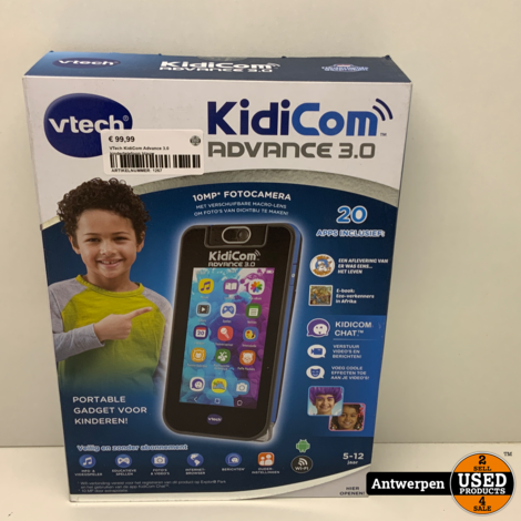 VTech KidiCom Advance 3.0 kindertelefoon blauw