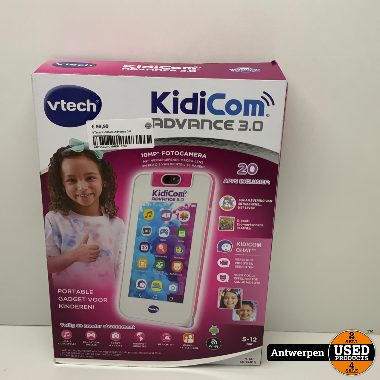VTech KidiCom Advance 3.0 Pink Grade B