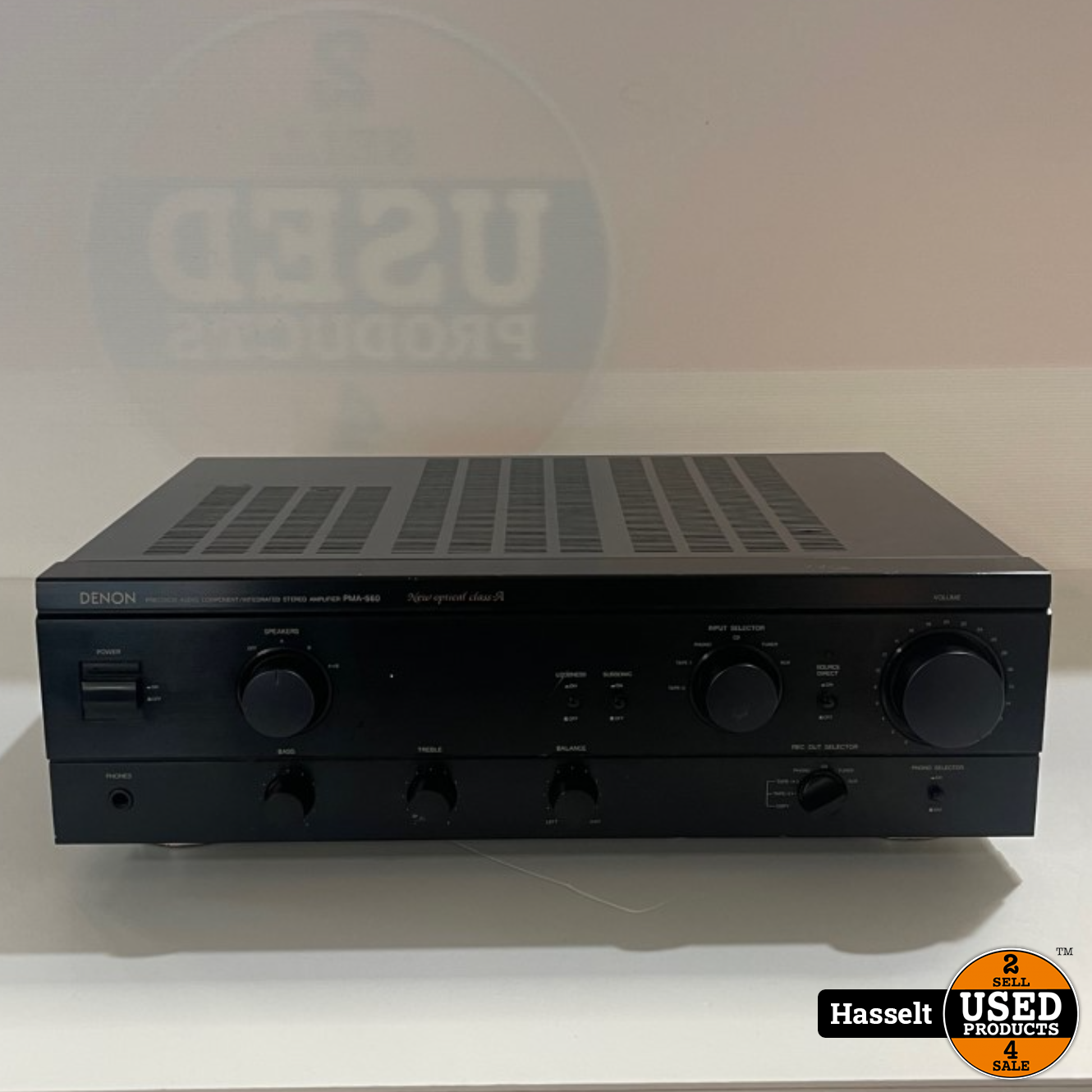 Wat dan ook Knop afstuderen Denon PMA-560 2.0 stereo versterker zwart - Used Products Hasselt