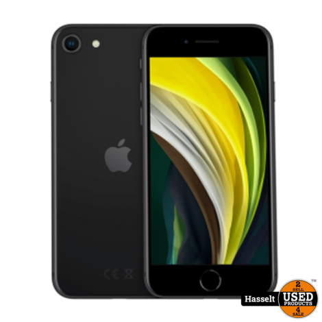 Apple iPhone SE (2020) 128gb Zwart - A grade (Batterij 100%)