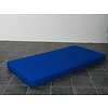 Schuimmatras met tijk blauw