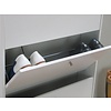 Schoenenkast wit mat (set van 2 stuks) 150x148x17 cm Escape