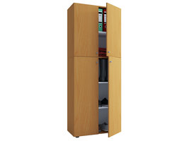 Lona Universele kast Kleerkast 4 deuren Beuken decor.