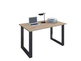 Lona Bureau 110x80 cm U-frame Sonoma eiken decor/zwart.