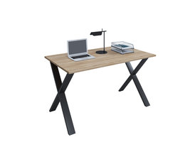 Lona Bureau 110x80 cm X-frame Sonoma eiken decor/zwart.