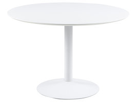 Ib eetkamertafel Ø110 cm wit.