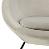 Cent fauteuil , lounge fauteuil zandkleurig.