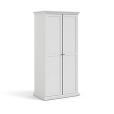Venedig kledingkast 2 deuren wit.