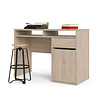 Fula bureau 1 lade en 1 deur Hickory decor.