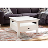 Universal salontafel 70 x 70 cm wit.