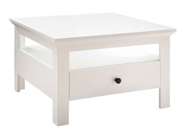 Universal salontafel 70 x 70 cm wit.