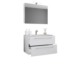 Badinos badkamer spiegelkast 80 cm, wit.