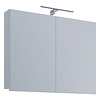 VCB1 spiegelkast 60 cm incl. verlichting, wit.