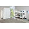 Rick etagenbett  90 x 190 cm, incl 2 lattenbodems wit.