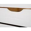 Ulli bed 90 x 190 cm met 1 uitschuifbed, 3 lades, incl 1 lattenbodem wit.