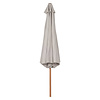 Frank zonnescherm Parasol met dissel Ø3.5M teak, beige.