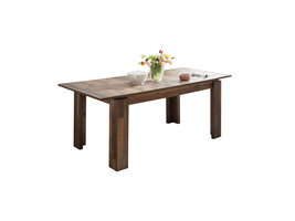 Universal eetkamertafel Oud hout decor.