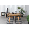 Julian eettafel tuin teak look.