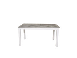 Albany eettafel tuin incl. extra blad 160, 240 cm witgrijs