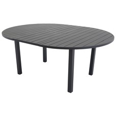 Marbella eettafel tuin Ã˜120cm zwart.