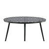 Break eettafel tuin Ã˜120cm zwart.