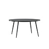 Break eettafel tuin Ã˜150cm zwart.