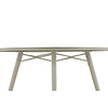 Lina eettafel tuin Ø120cm beige.