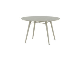 Lina eettafel tuin Ã˜120cm beige.