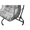 Viga hangende tuinstoel zwartgrijs.