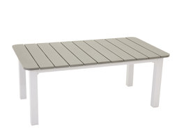 Parma tuin salontafel witgrijs.