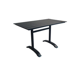 Denver eettafel tuin zwart.