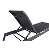 Mexico ligstoel zwart.