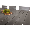 Levels tuinmeubelset tafel 100x229/310cm en 6 stoel Levels wit, grijs.