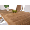 Panama tuinmeubelset tafel 90x152/210cm en 6 stoel Panama naturel, wit.