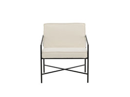 Rakel fauteuil teddy stof offwhite.