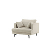 Sofia fauteuil fluweel beige.