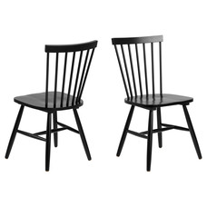 Riana eetkamerstoel zwart.