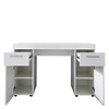 Amanda bureau 2 deuren, 2 laden wit hoogglans.