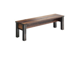 PrimePier bank oud houten decor, eiken decor.