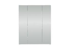 Monte spiegelkast 3 deuren wit.