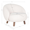 Savona fauteuil wit.